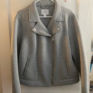 Grey Moto Jacket